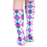 Highland Dancer Knee Practice Length Kids Socks
