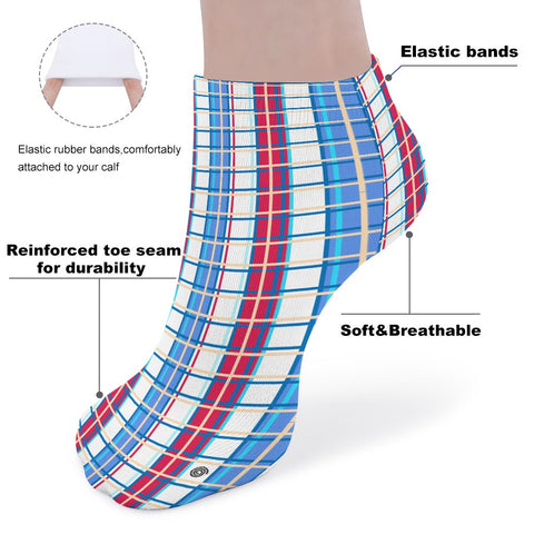 ✨'St Ninians Bay, Bute' Tartan Kids Socks (1 Pairs)✨Free p&p UK