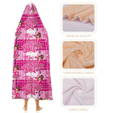 Kids Cosy Tartan Hooded Blanket  Free p&p Worldwide