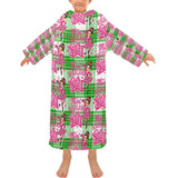 Highland Dancer Kids Blanket Robe with Sleeves - Free P&P Worldwide
