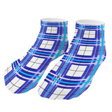 ✨'Cumbrae Sky' Happy Tartan®  Kids Socks (1 Pairs)✨ Free p&p UK