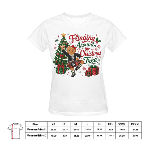 Women's Christmas Tee - Free p&p Worldwide