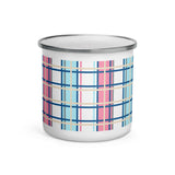 Tartan Highland Dancer Enamel Mug