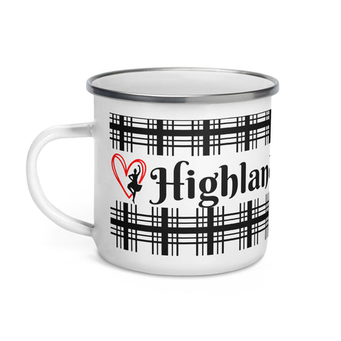 Highland Dance Mum Enamel Mug