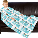 Highland Dancer Kids Blanket Robe with Sleeves - Free P&P Worldwide