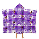 Kids Cosy Tartan Hooded Blanket  Free p&p Worldwide