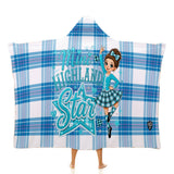 Kids Cosy Tartan Hooded Blanket  Free p&p Worldwide