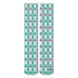 ✨ 'Iona Sky' Tartan Knee Length Kids Socks (1 Pairs)✨