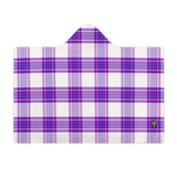 Kids Cosy Tartan Hooded Blanket (40" x 50") - Free p&p Worldwide