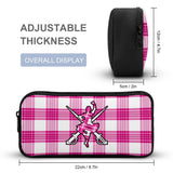 Arran Mist Tartan and dancer - Highland Dancer Kids Tartan Backpack, Lunch Bag & Pencil Case - Free p&p Worldwide