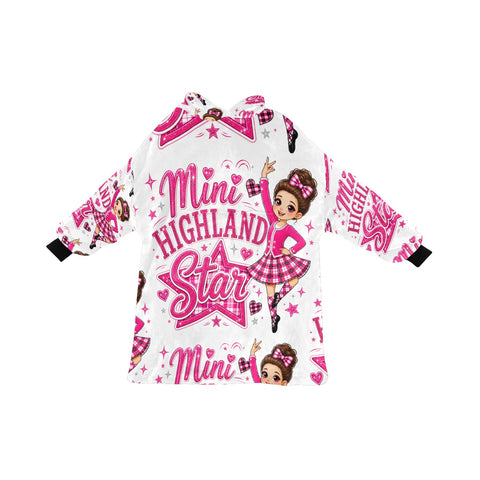 Highland Dancer Blanket Hoodie for Kids - FREE p&p Worldwide