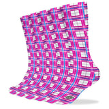 ✨ 'Islay Sky' Tartan Knee Length  Kids Socks (1 Pairs)✨