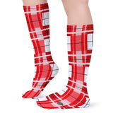 ✨ 'Mull Sky' Tartan Knee Length Kids Socks (1 Pairs)✨Free p&p UK
