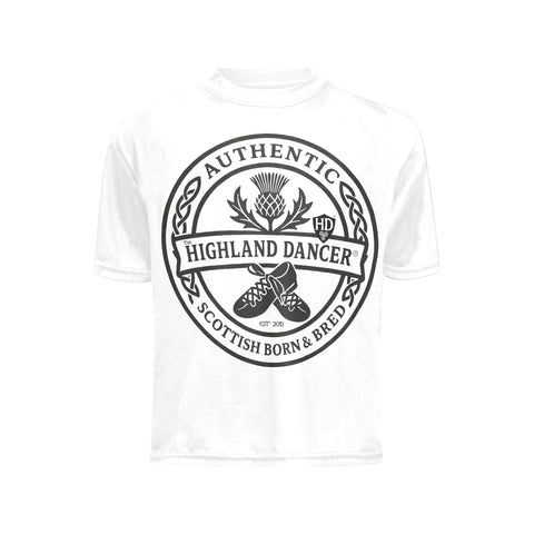 Highland Dancer Youth Crew Neck T-Shirt - FREE p&p Worldwide