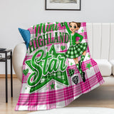 Highland Dancer Blanket - Free p&p Worldwide