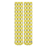 ✨ 'Staffa Sky' Tartan Knee Length Kids Socks (1 Pairs)✨