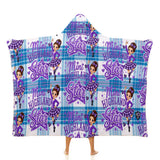 Kids Cosy Tartan Hooded Blanket  Free p&p Worldwide