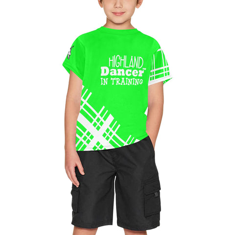Highland Dancer in Training Youth Crew Neck T-Shirt - FREE p&p Worldwide
