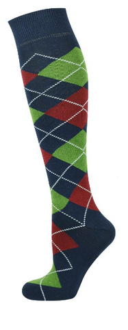 Navy Gren & Red Practice Socks