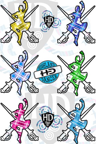 A6 Full Colour Transfer Sheet - Full Colour #2 (Image sizes 2" - 19p an image)