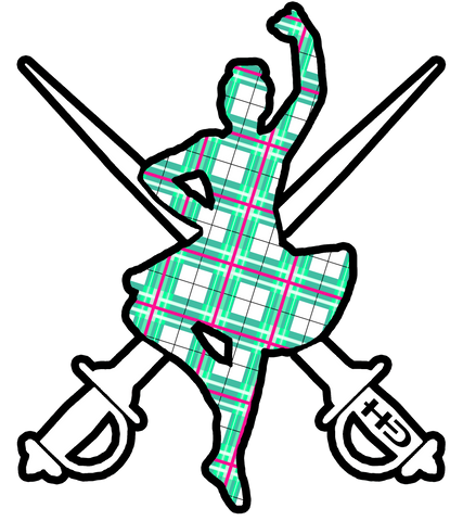Mint Tartan Fling Dancer Design