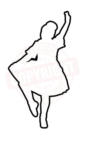 Fraya #1 - Girl Decal - A4 sheet