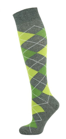 Grey & Green Practice Socks