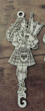 The Highland Piper Girl  – Santa Stocking Hanger 🎄