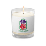 THISTLE & ROSE Glass jar soy wax candle