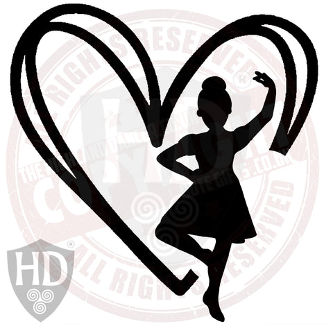 Heart Dancer - A4 SHEET - Girl Dancer