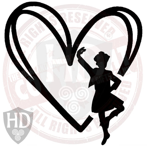 Heart Dancer - A4 SHEET - Boy Dancer