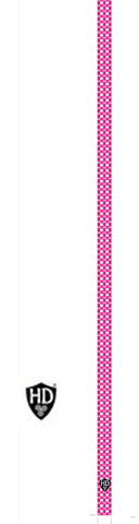 HD Pink Arran Sky Tartan - Lanyard with Card Holder