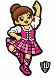 HD Pink Dancer - Shoe Charm  Free p&p in the UK