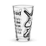 Highland Dance Dad Pint Glass - Free p&p Worldwide