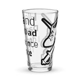 Highland Dance Dad Pint Glass - Free p&p Worldwide