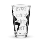 Highland Dancer Boy Pint Glass