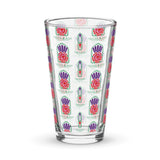 THISTLE & ROSE Shaker pint glass