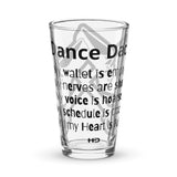 Highland Dance Dad Pint Glass - Free p&p Worldwide