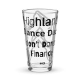 Highland Dance Dad Pint Glass - Free p&p Worldwide