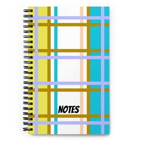 HD Tartan Spiral notebook