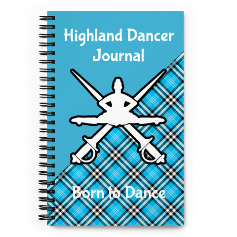 A4 Highland Dancer Spiral notebook