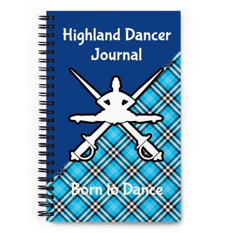 Highland Dancer Spiral notebook