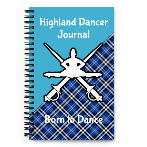 Highland Dancer Spiral notebook
