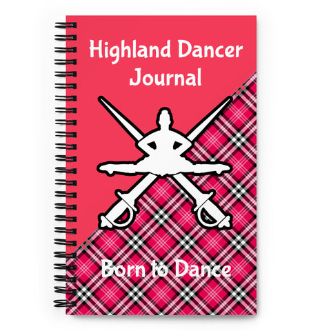 Highland Dancer Spiral notebook