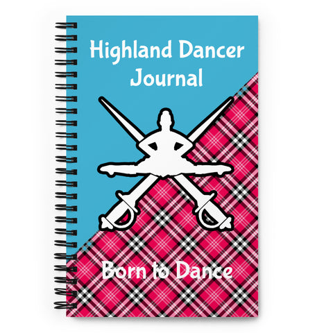 Highland Dancer Spiral notebook