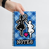 A4 Highland Dancer Spiral notebook