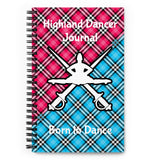 A4 Highland Dancer Spiral notebook