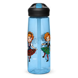 Cartoon Highland Dancer Sports water bottle