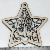 Wooden Star Decorations - Decorate yourself