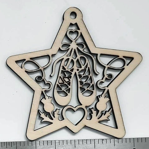 Wooden Star Decorations - decorate yourself